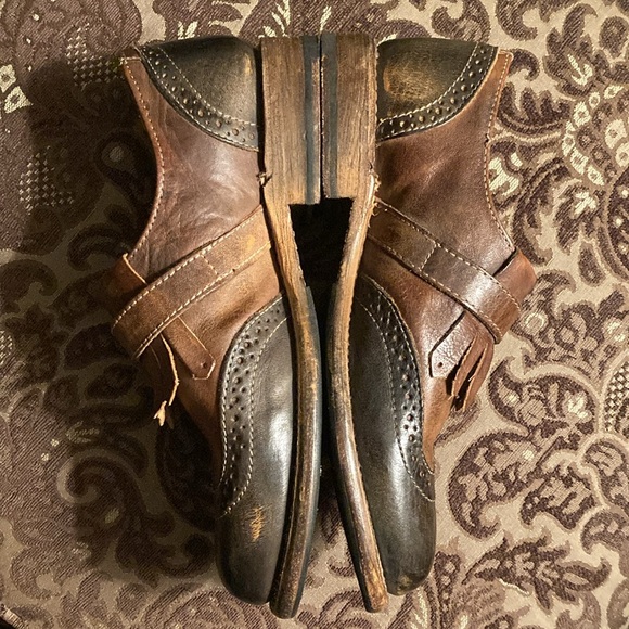 Bed Stu Dolly Tuxedo Cobbler Oxford Slip On Size 6 - Picture 2 of 11